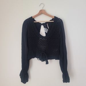 Free People Crochet Top